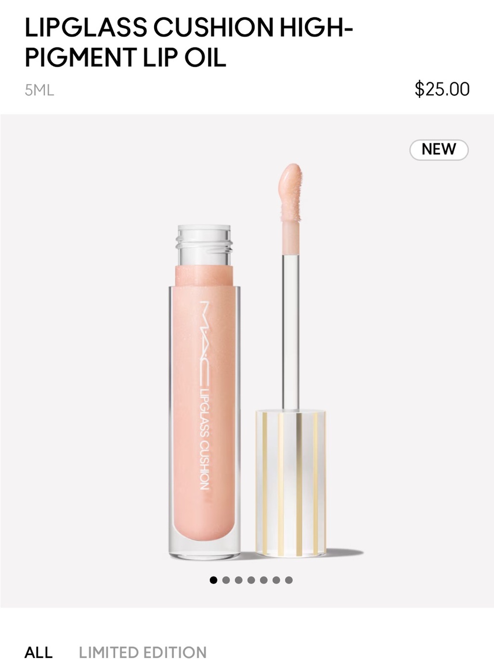 Mac high pigment lip oil